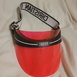 Pink Christian Dior Visor